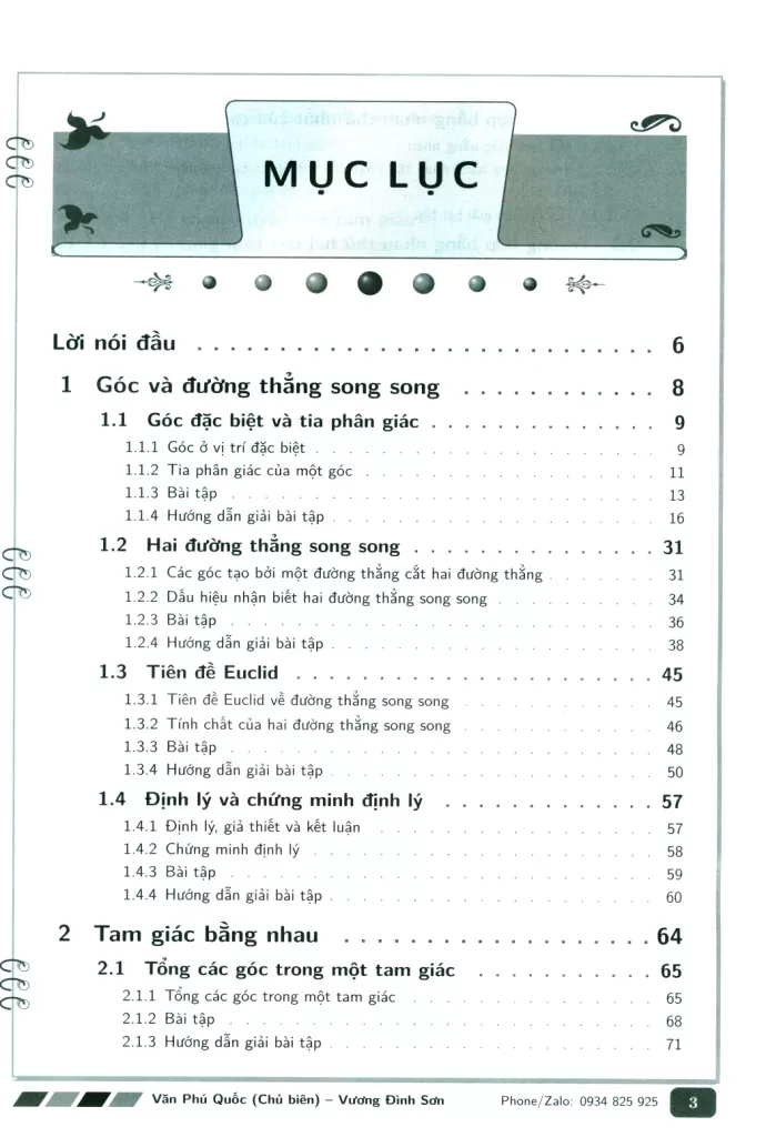 CÁC CHUYÊN ĐỀ BỒI DƯỠNG HỌC SINH GIỎI TOÁN LỚP 7 - TẬP 2 (Hình học)